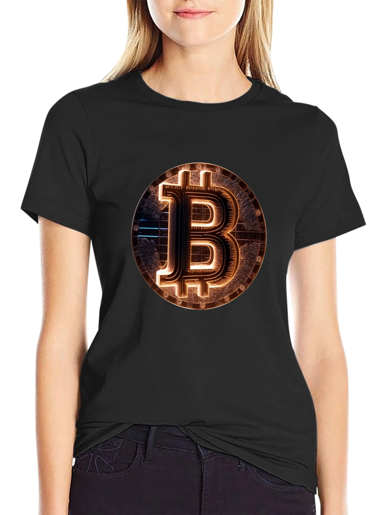 Bitcoin Graphic Tee - Crypto Currency Design