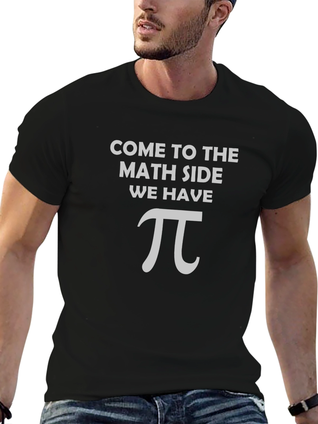 Math Side Pi T-Shirt - Funny Geek Tee