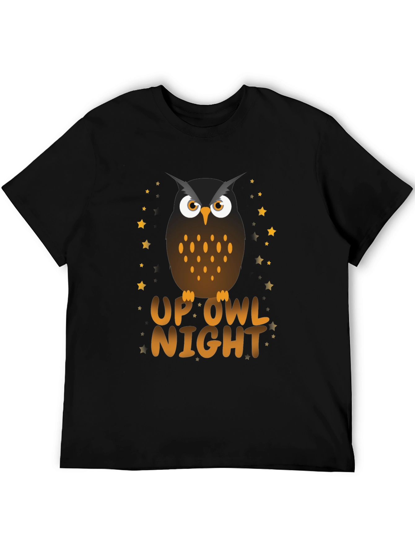 Up Owl Night T-Shirt - Unique Owl Design Tee