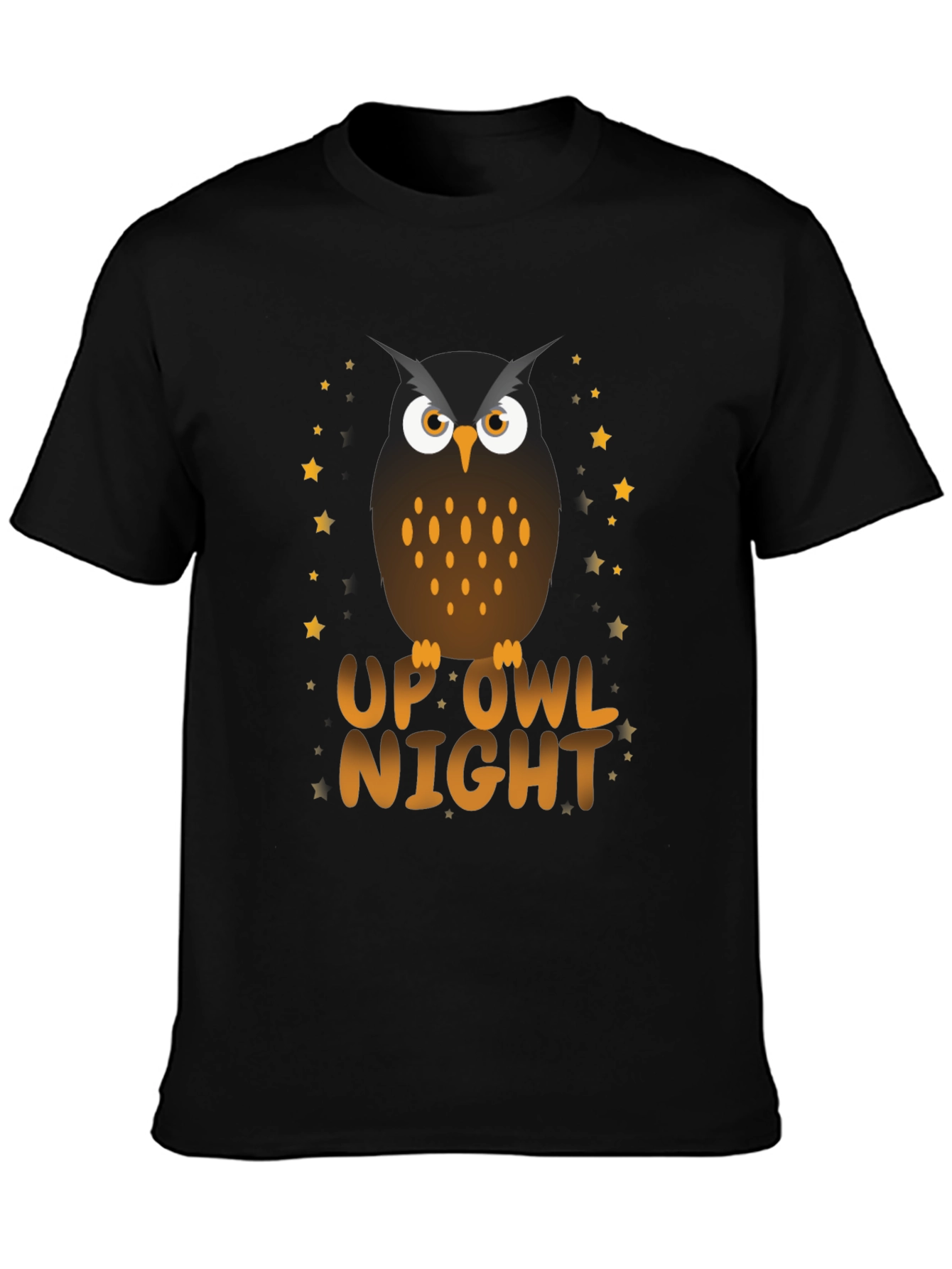 Up Owl Night T-Shirt - Unique Owl Design Tee