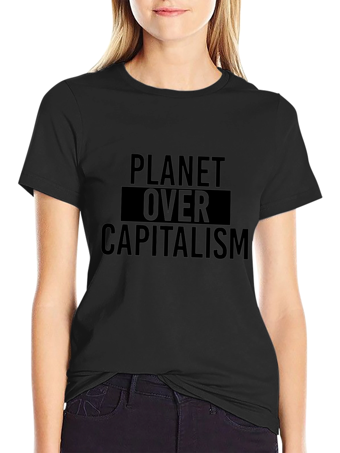 Planet Over Capitalism Graphic T-Shirt