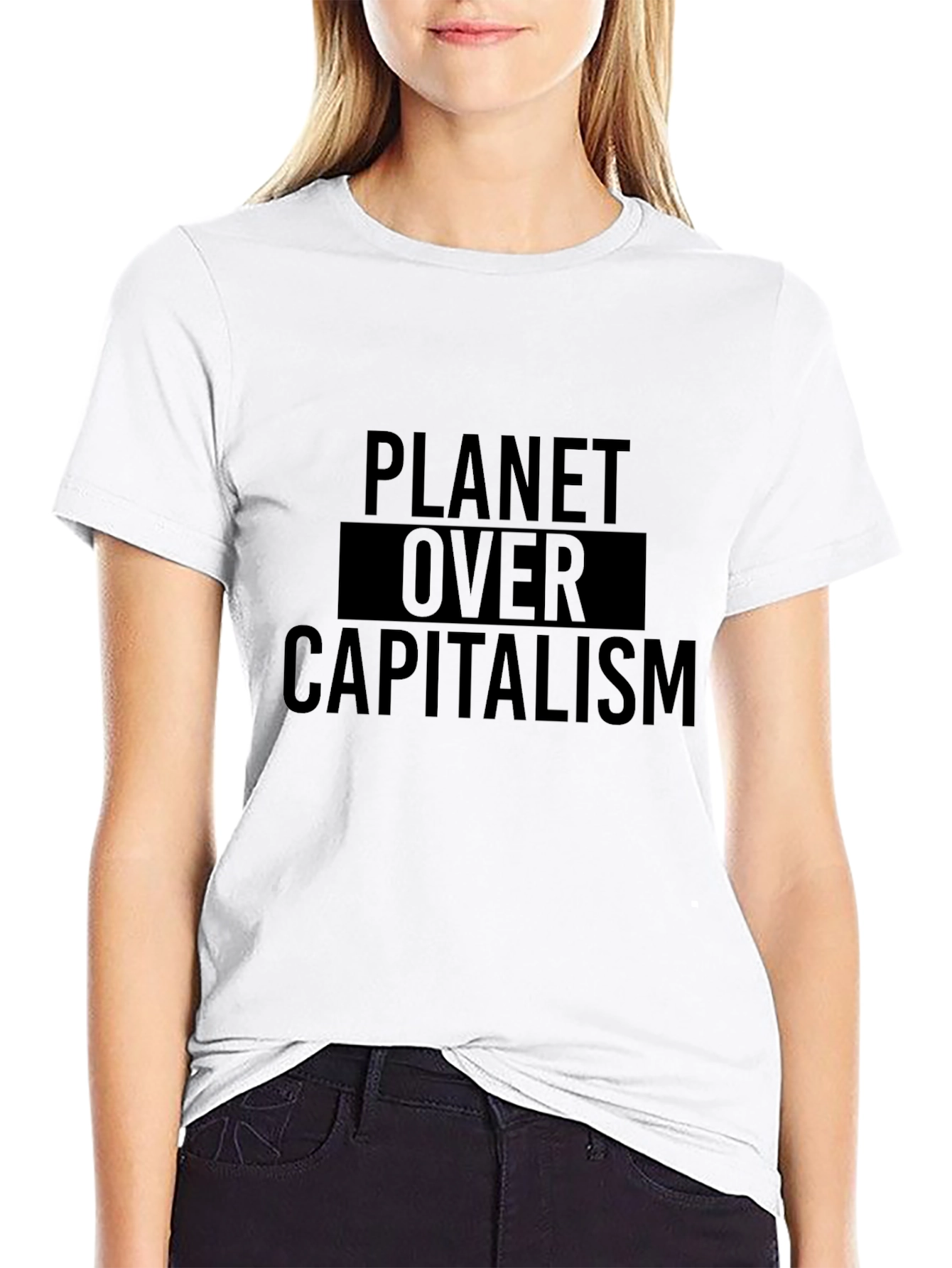 Planet Over Capitalism Graphic T-Shirt