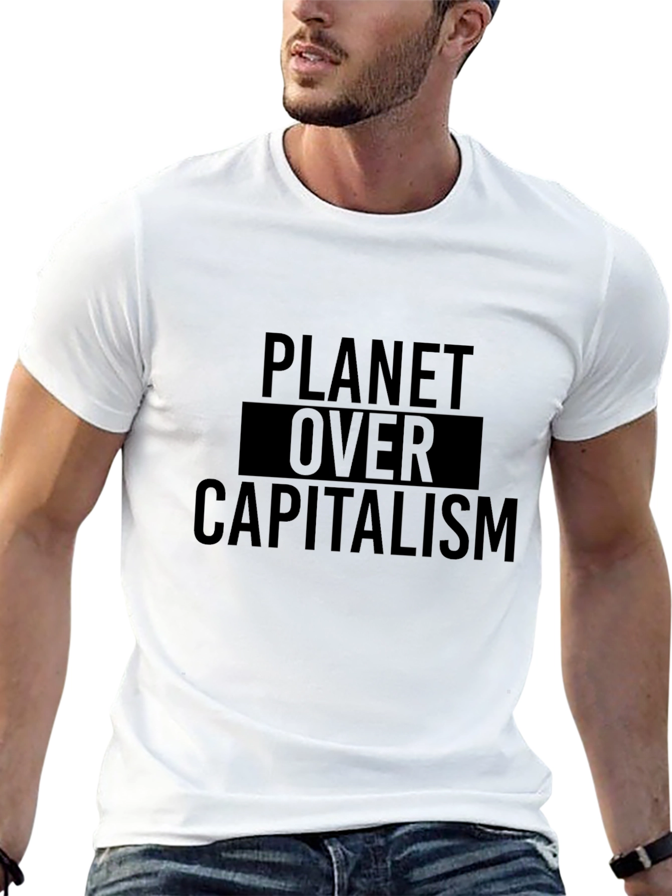 Planet Over Capitalism Graphic T-Shirt
