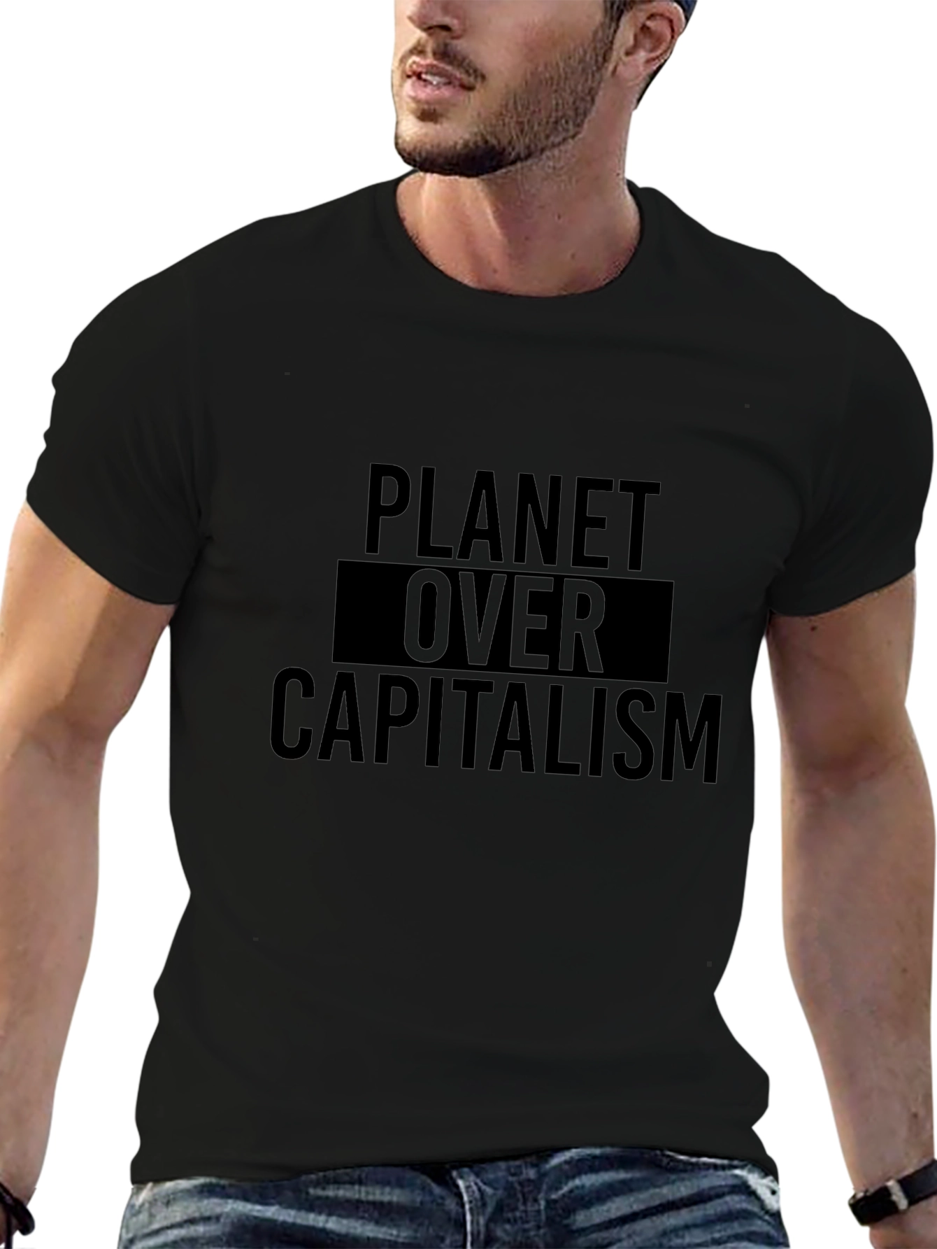Planet Over Capitalism Graphic T-Shirt