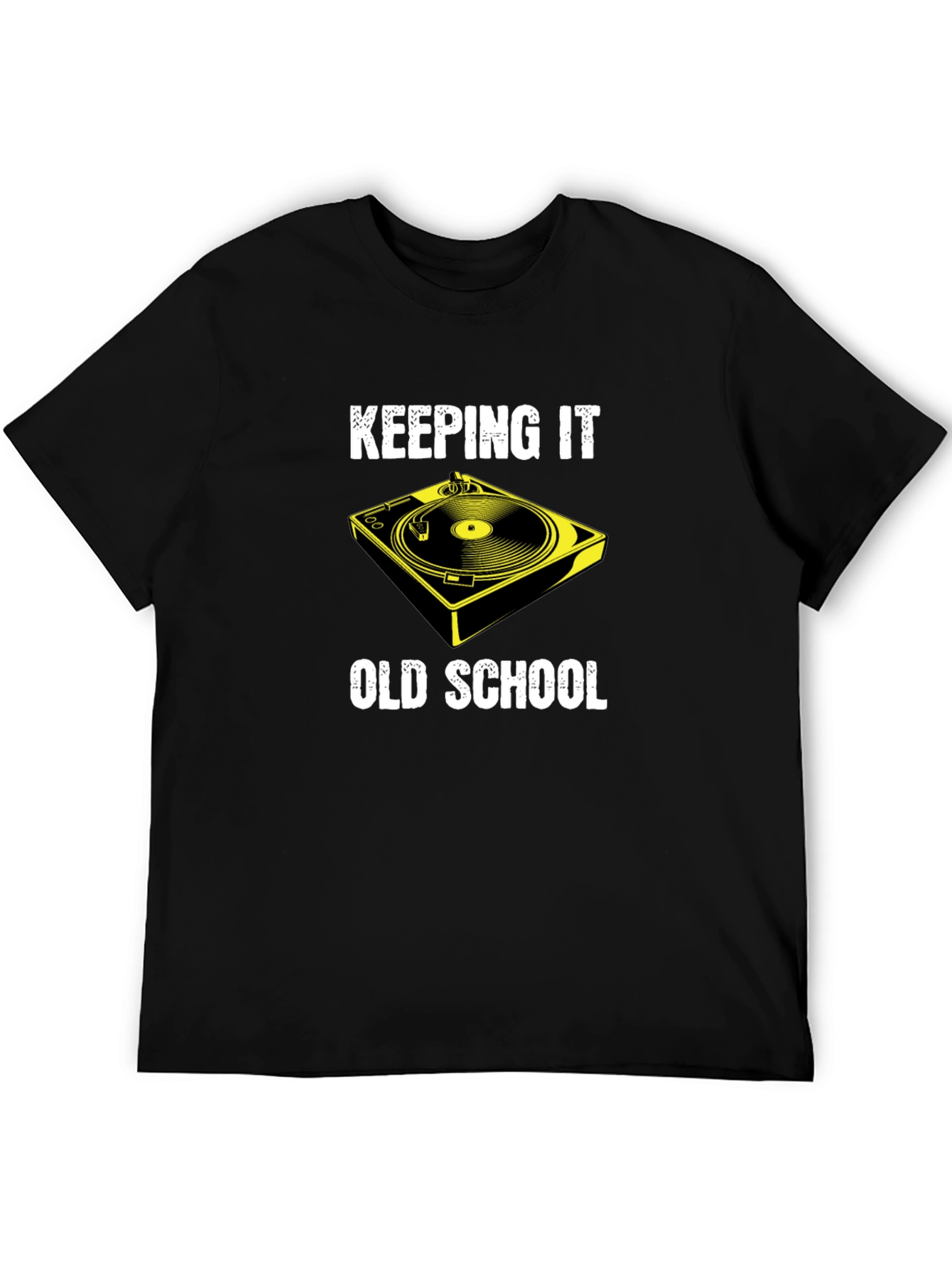 Keeping It Old School DJ Turntable T-Shirt