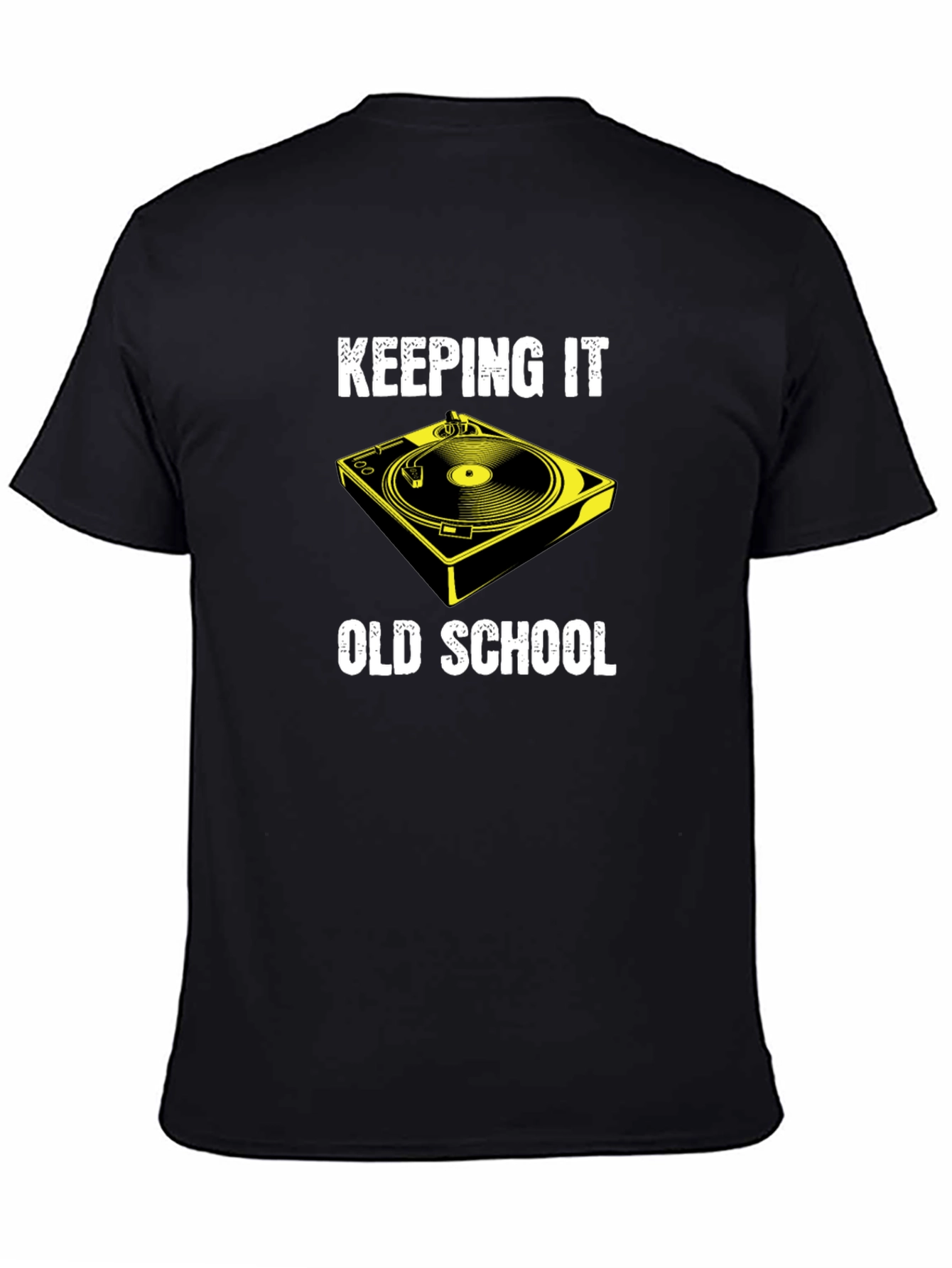 Keeping It Old School DJ Turntable T-Shirt