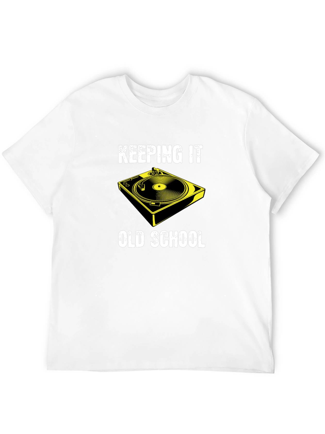 Keeping It Old School DJ Turntable T-Shirt