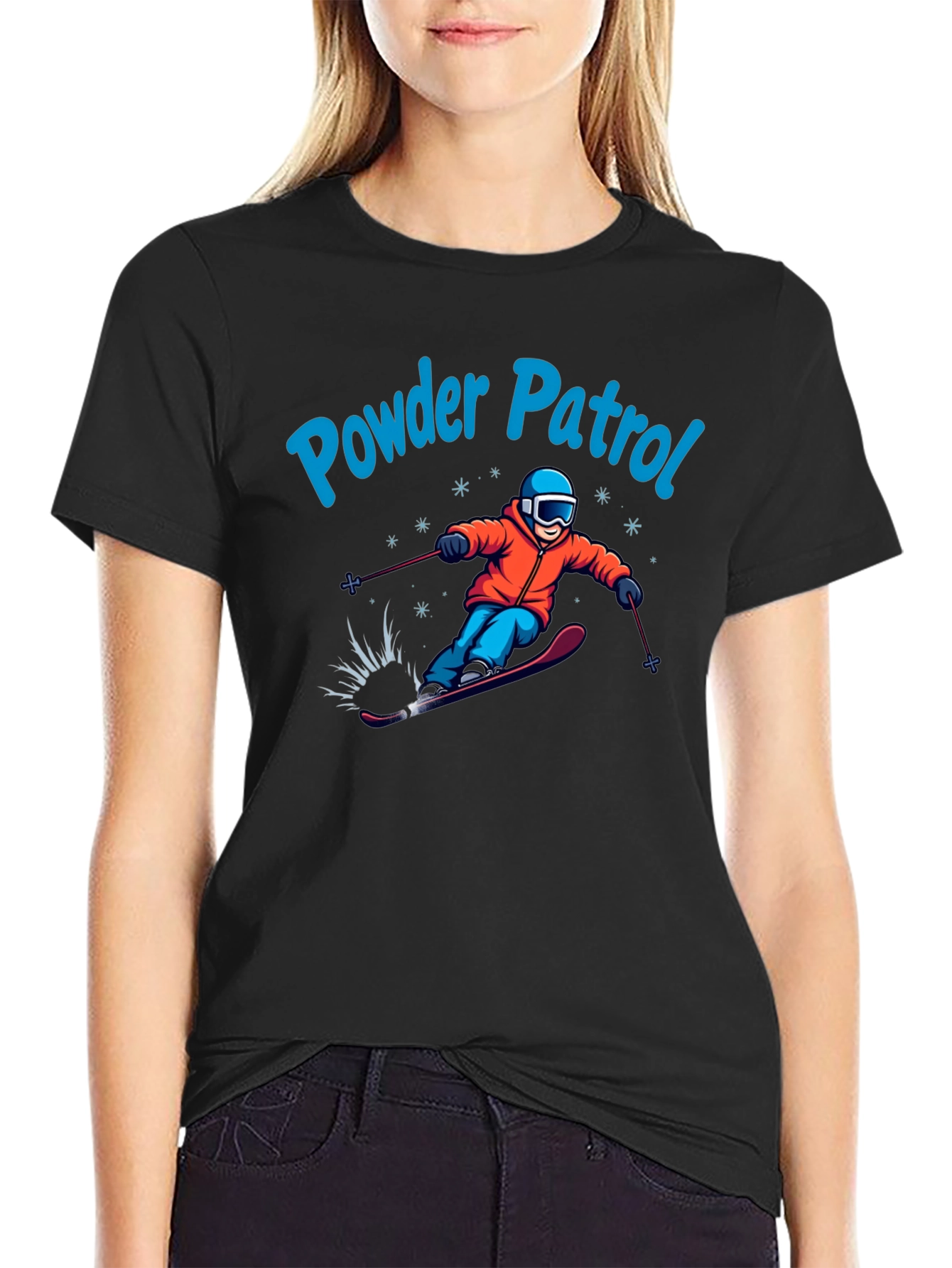 Powder Patrol Skiing T-Shirt