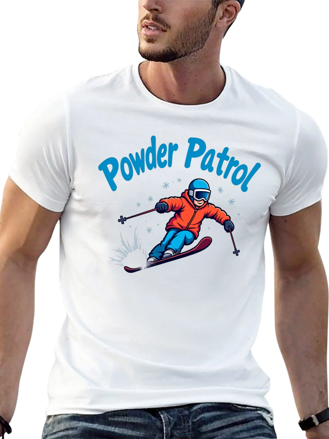 Powder Patrol Skiing T-Shirt