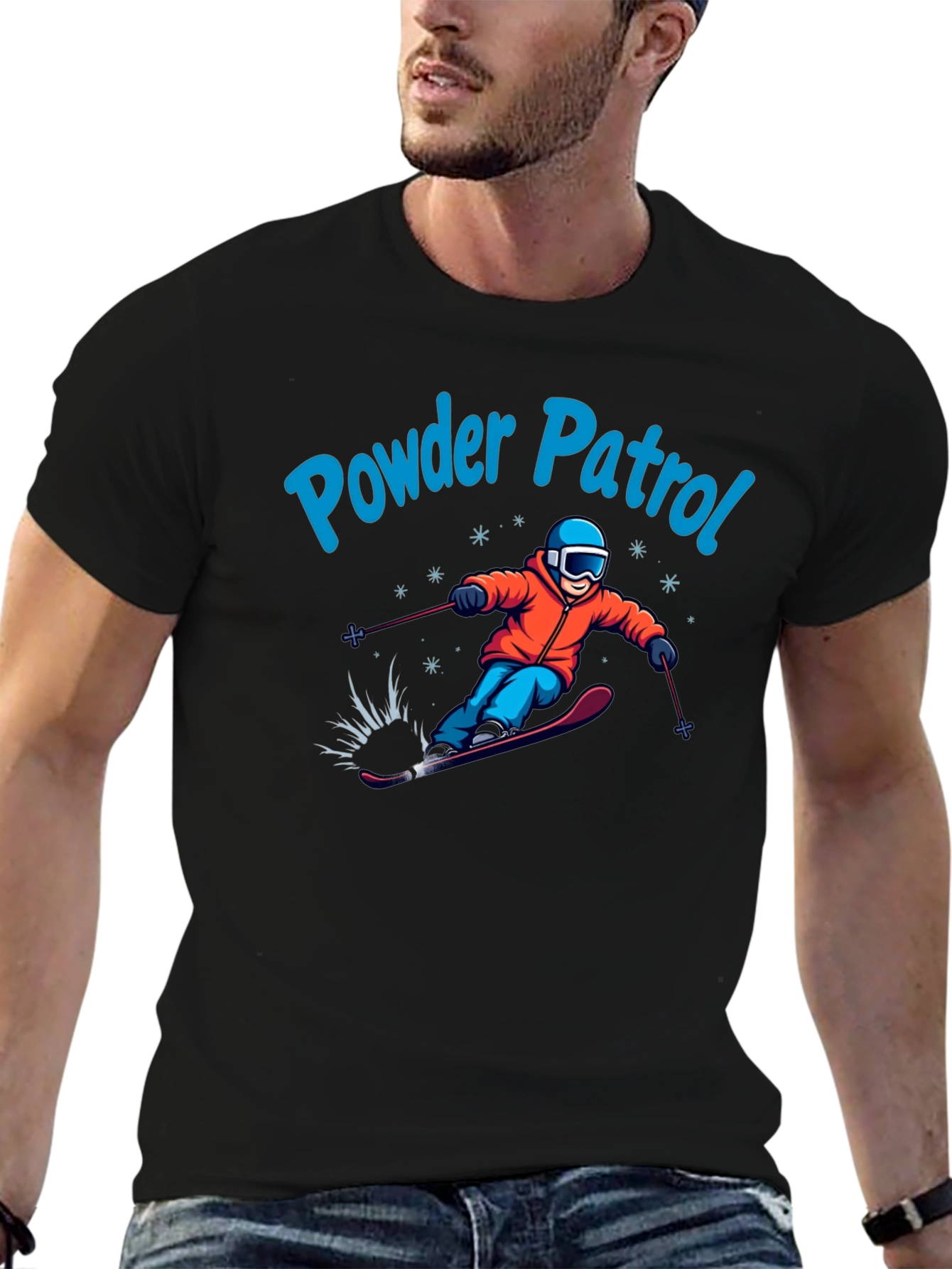 Powder Patrol Skiing T-Shirt