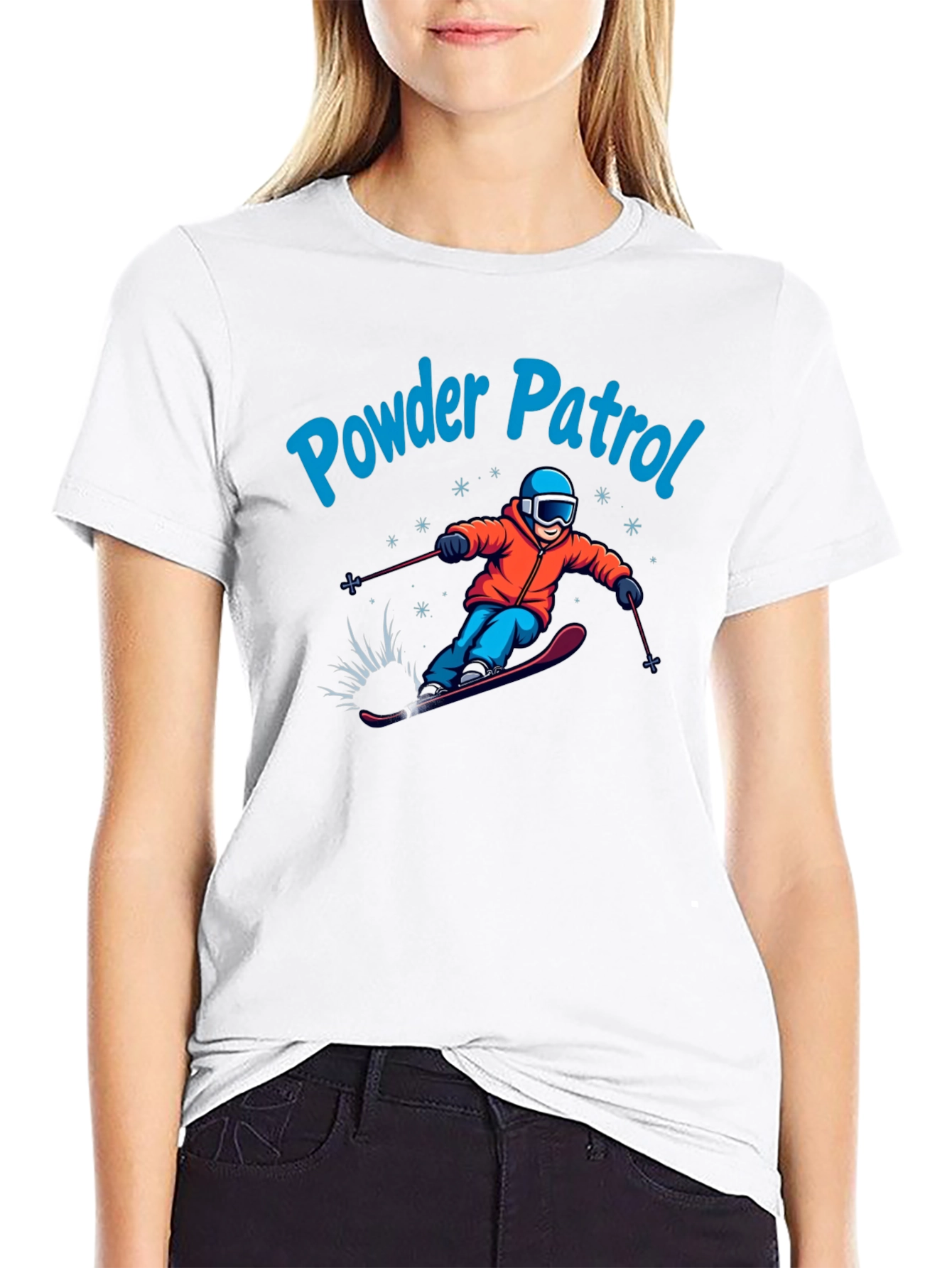 Powder Patrol Skiing T-Shirt