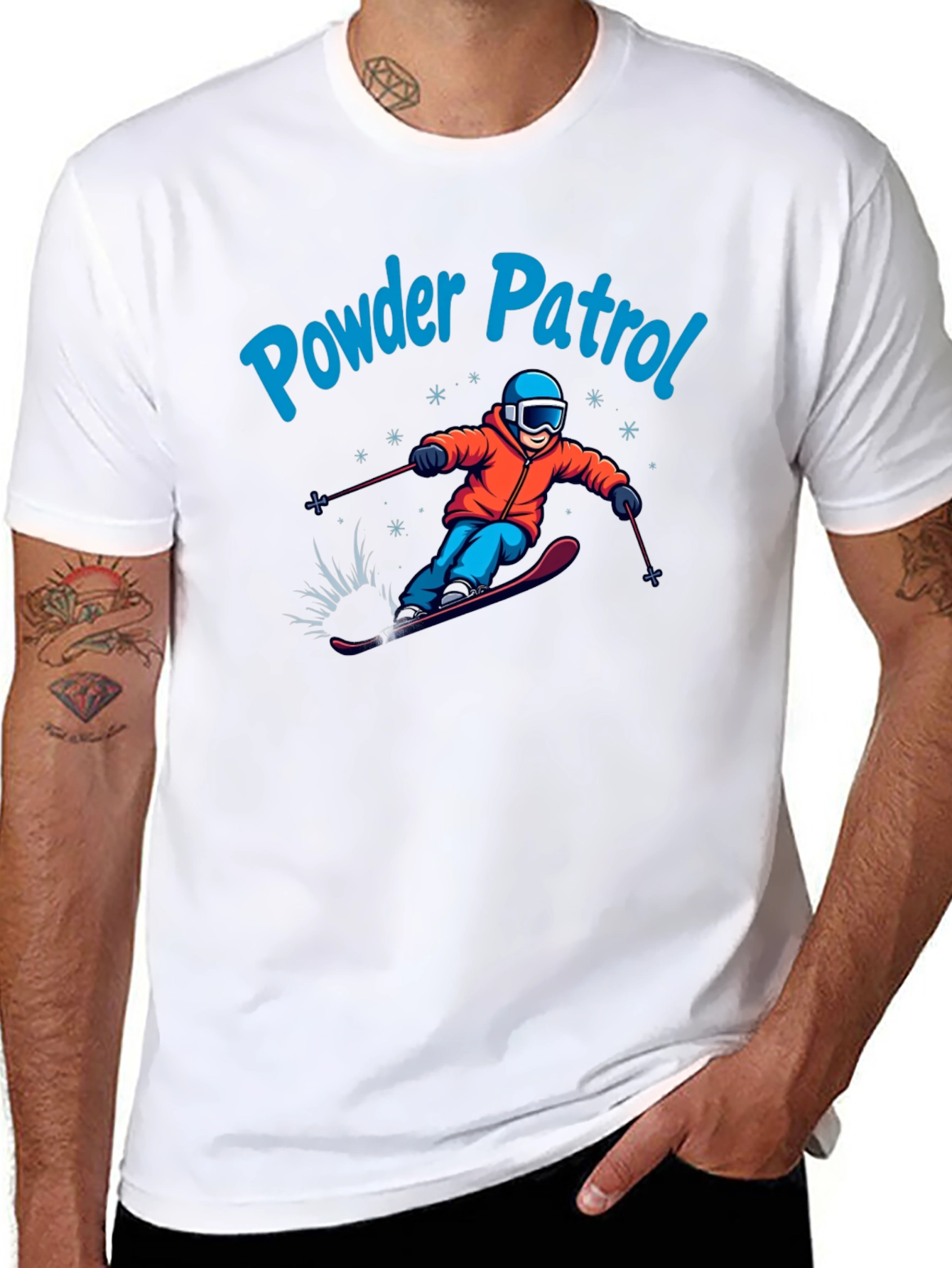 Powder Patrol Skiing T-Shirt