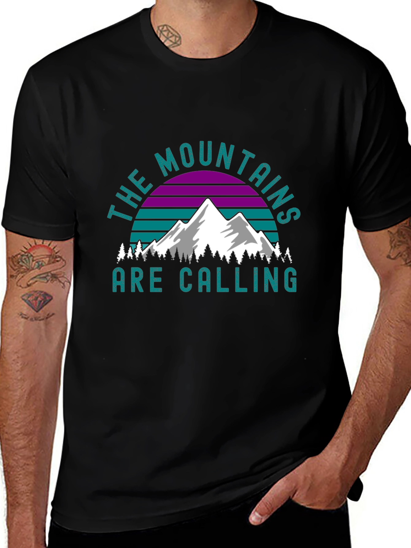 The Mountains Are Calling Graphic Tee