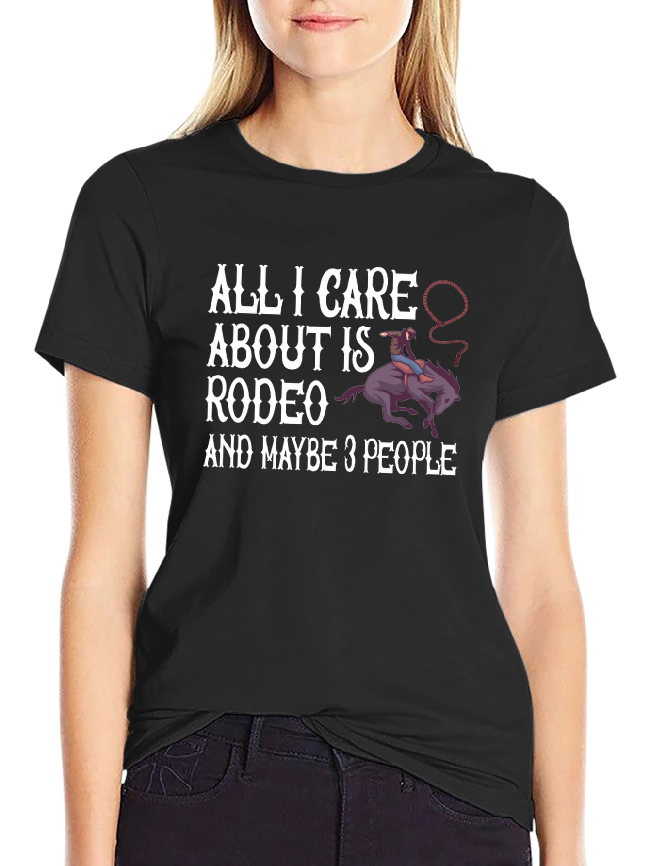 Rodeo & 3 People Graphic T-Shirt