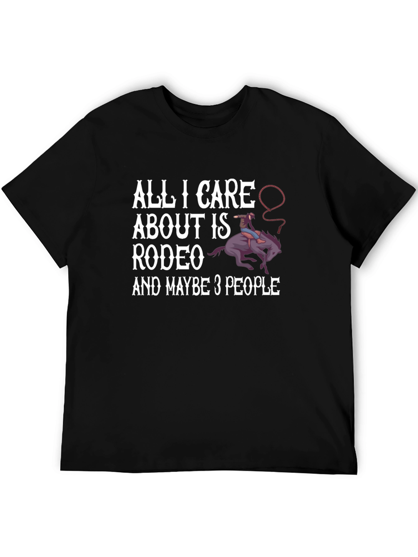 Rodeo & 3 People Graphic T-Shirt