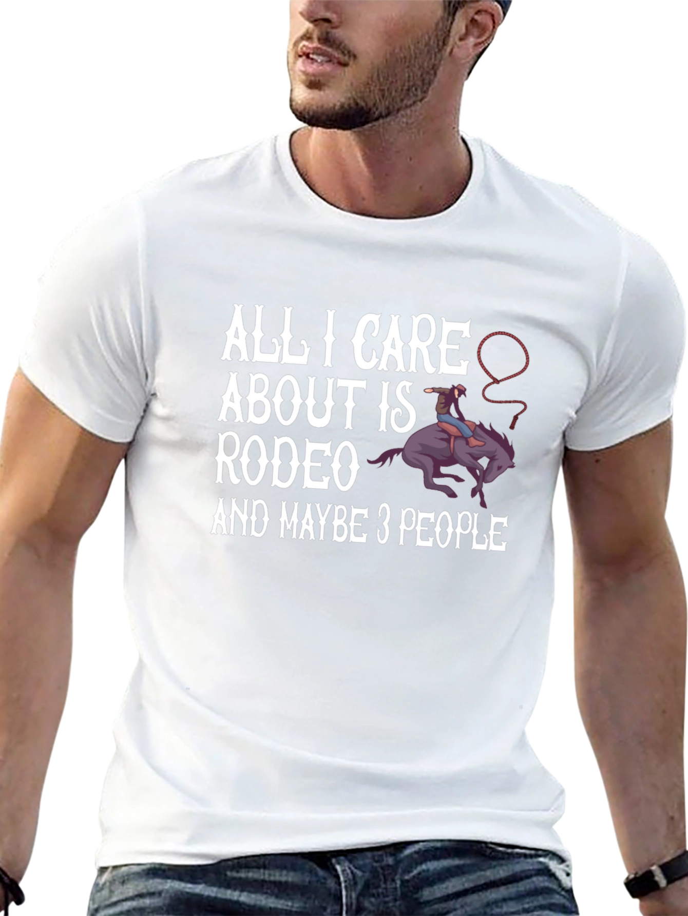 Rodeo & 3 People Graphic T-Shirt