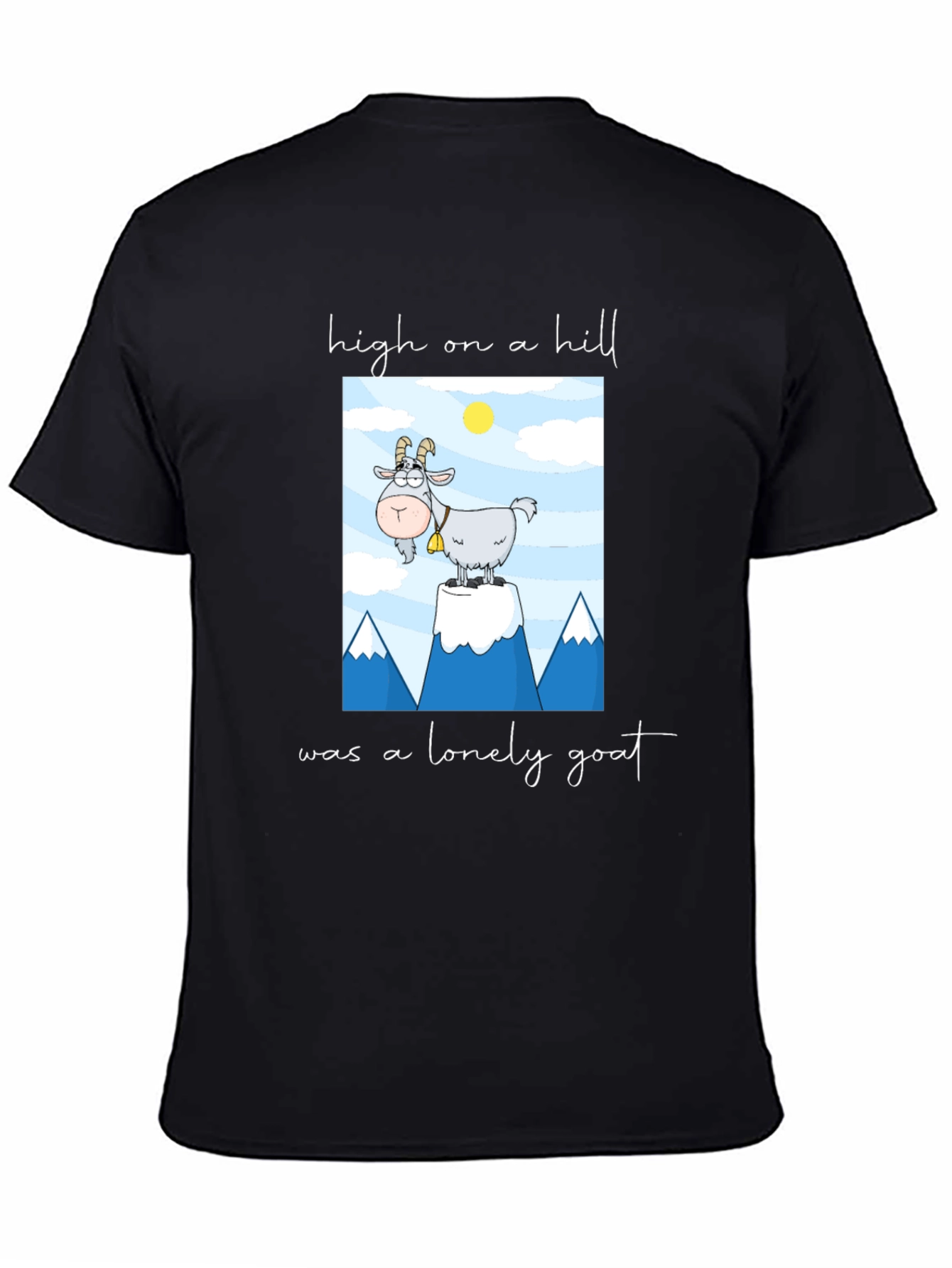 High on a Hill Lonely Goat Graphic Tee