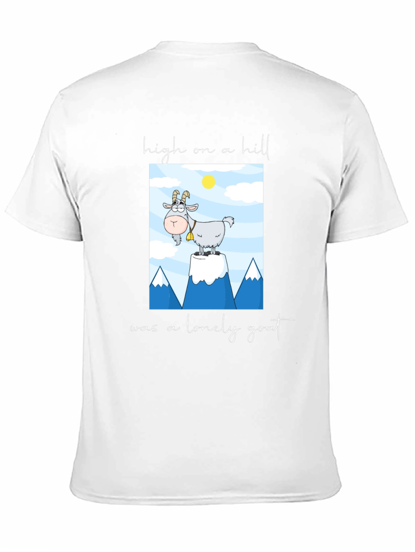 High on a Hill Lonely Goat Graphic Tee