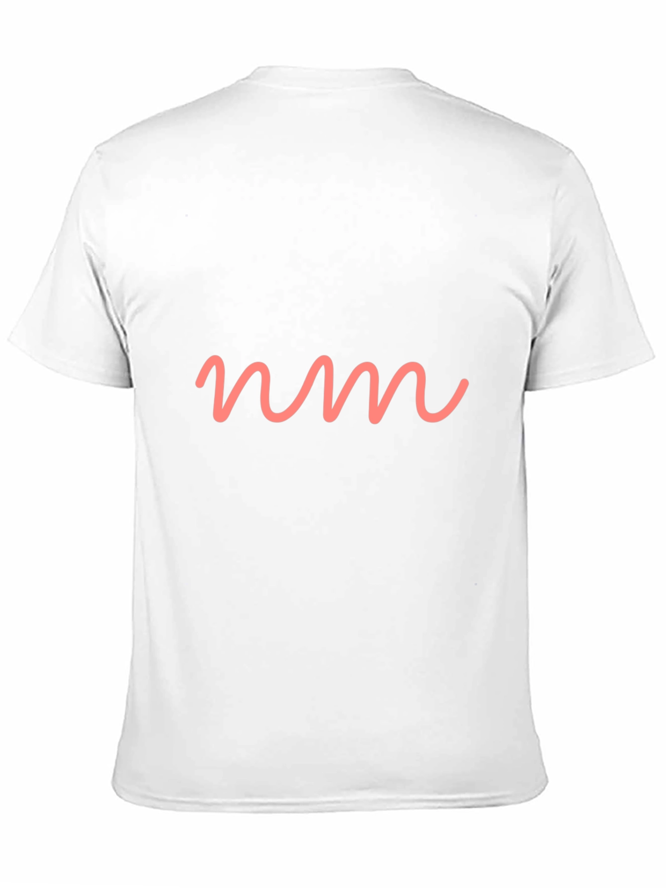 Modern Graphic Tee - Pink NM Wave Design