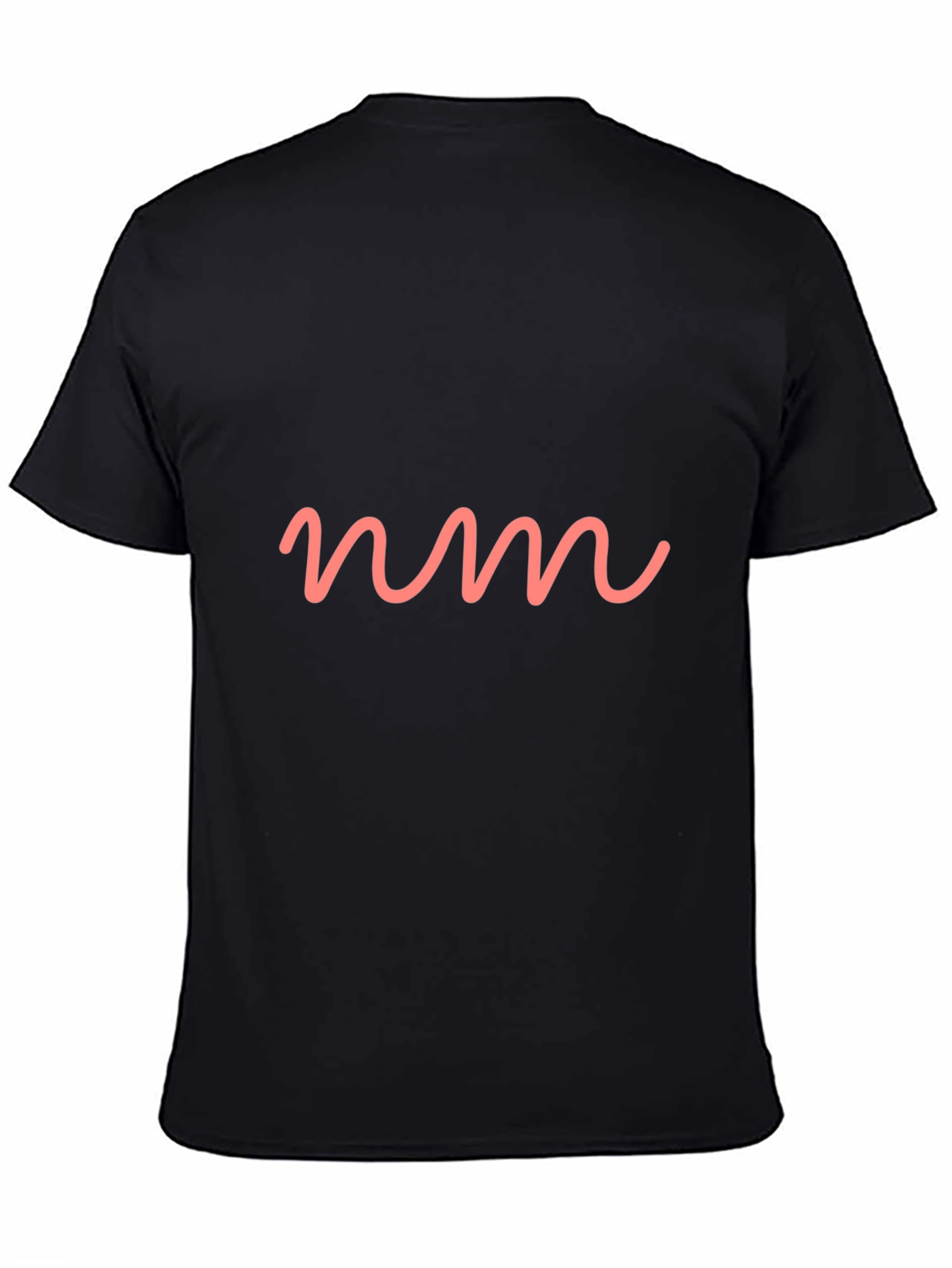 Modern Graphic Tee - Pink NM Wave Design