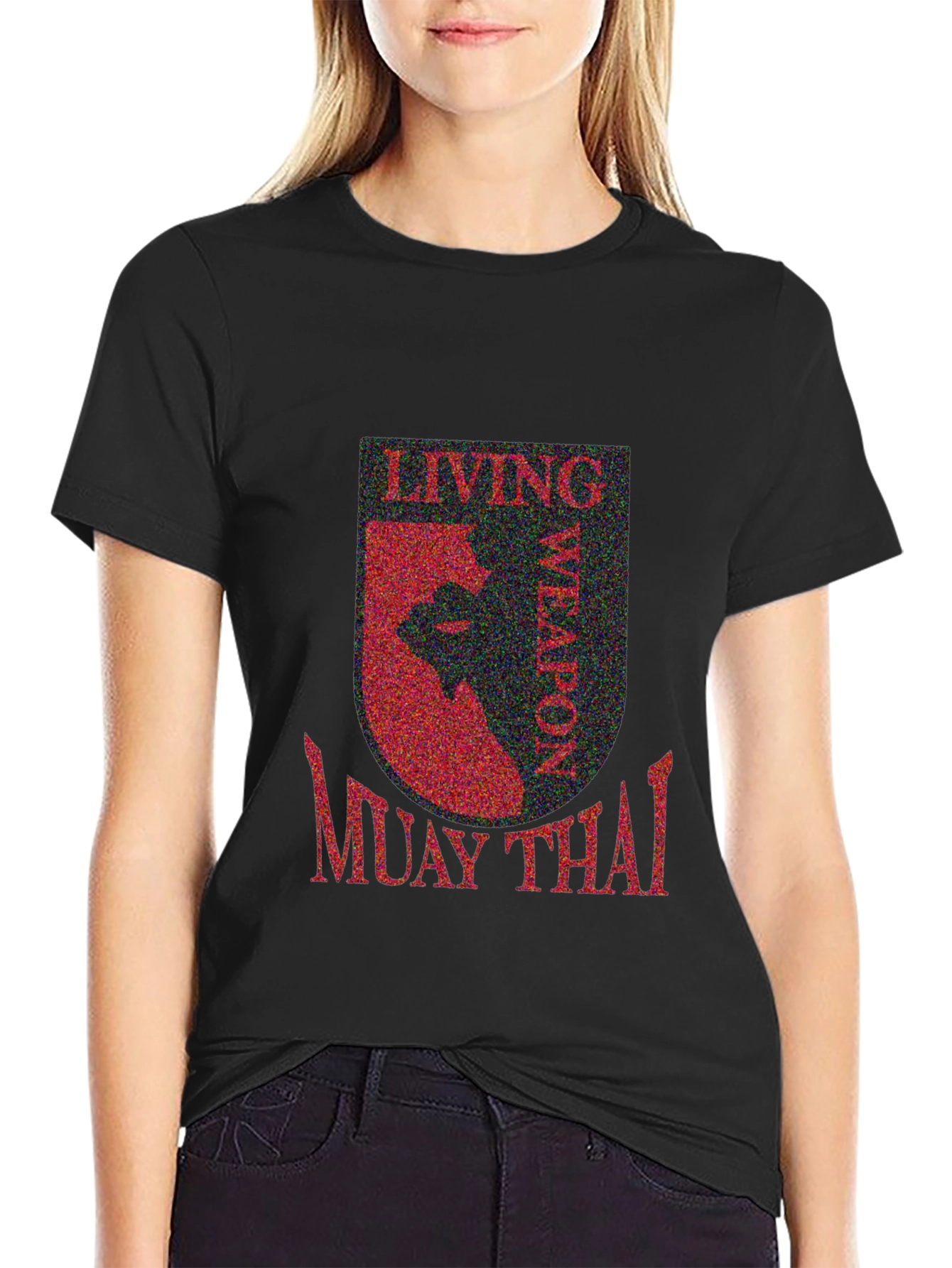 Living Weapon Muay Thai Graphic T-Shirt