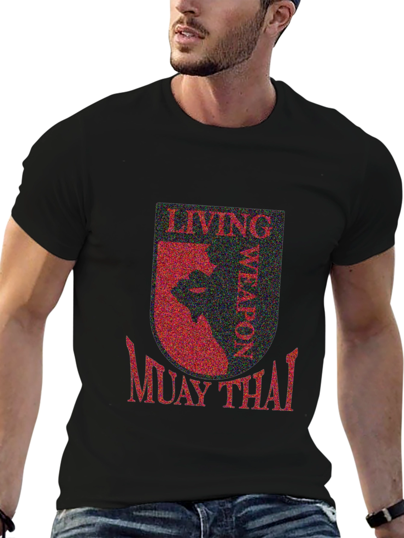 Living Weapon Muay Thai Graphic T-Shirt