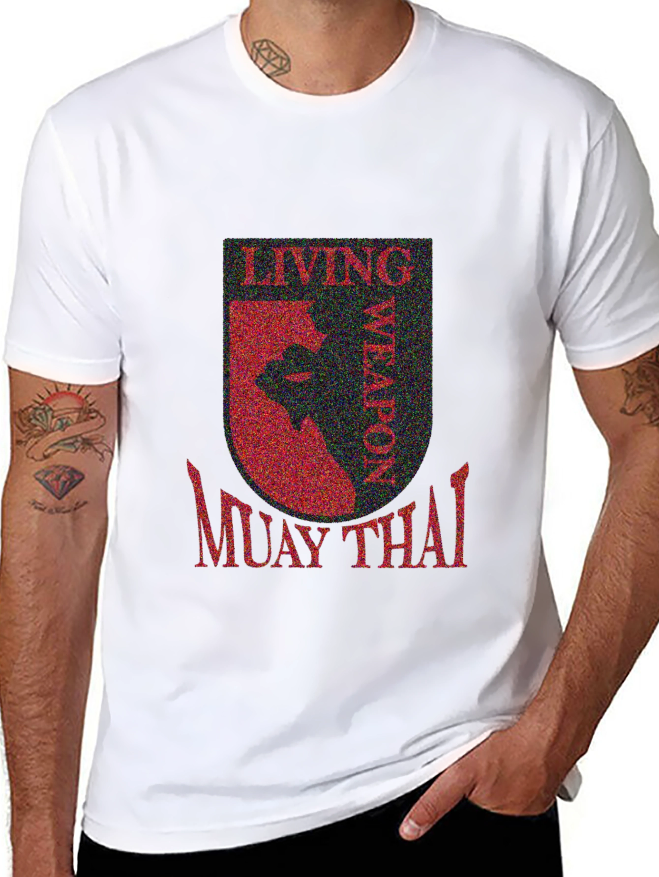 Living Weapon Muay Thai Graphic T-Shirt