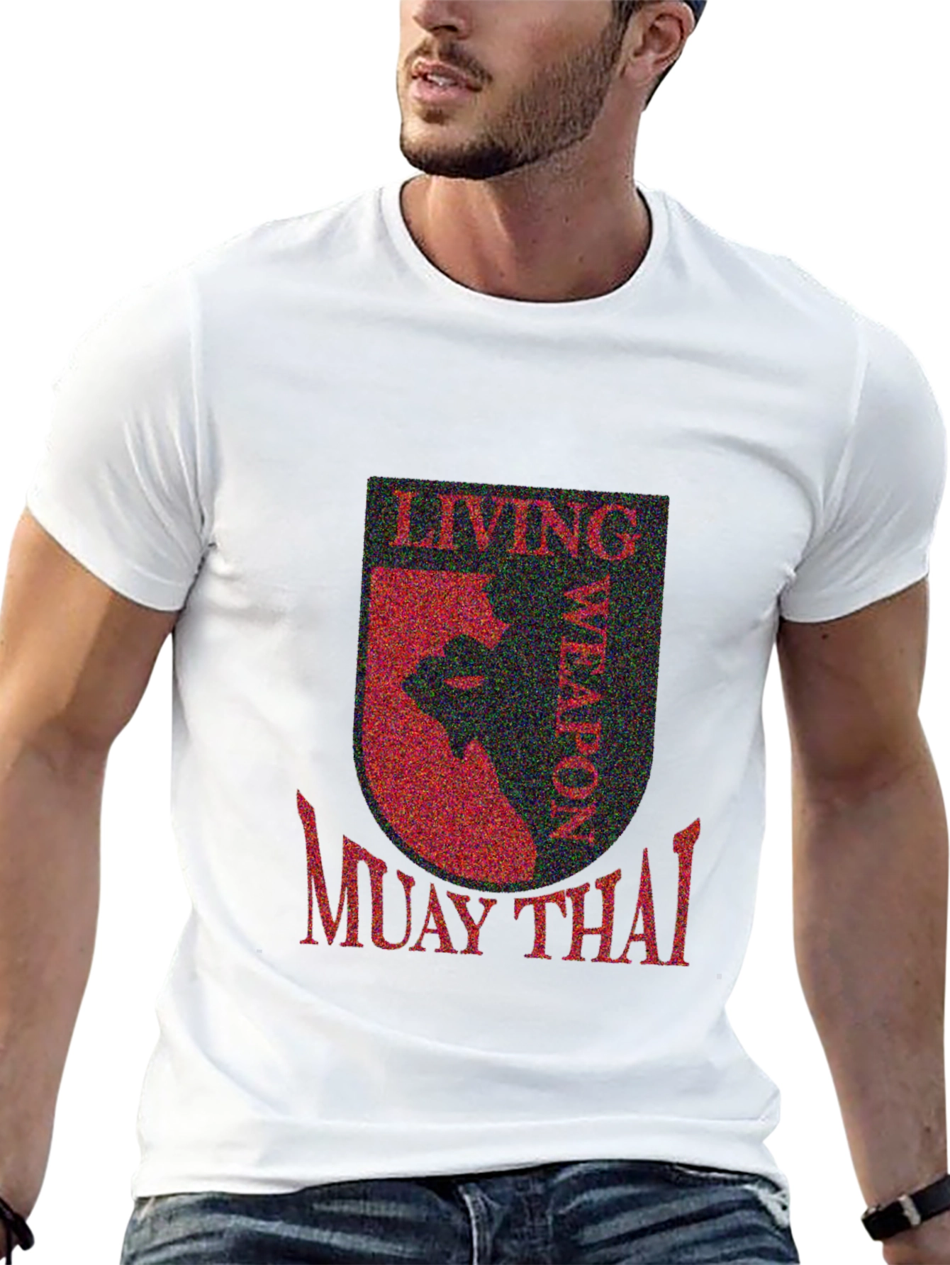 Living Weapon Muay Thai Graphic T-Shirt