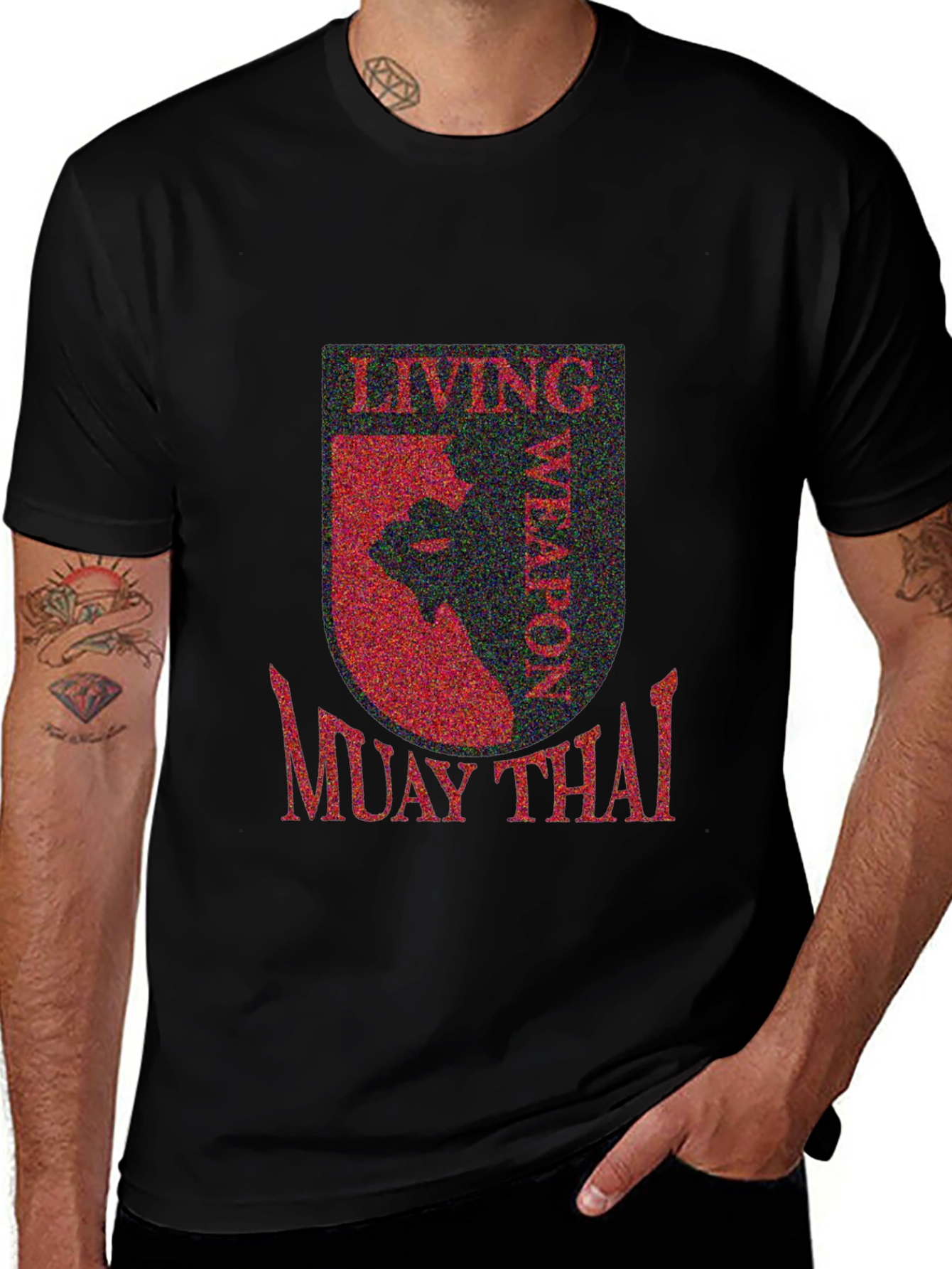 Living Weapon Muay Thai Graphic T-Shirt
