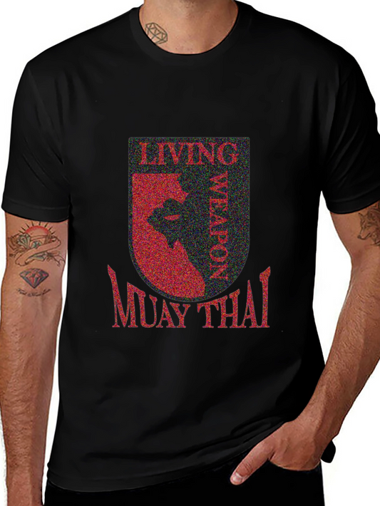 Living Weapon Muay Thai Graphic T-Shirt