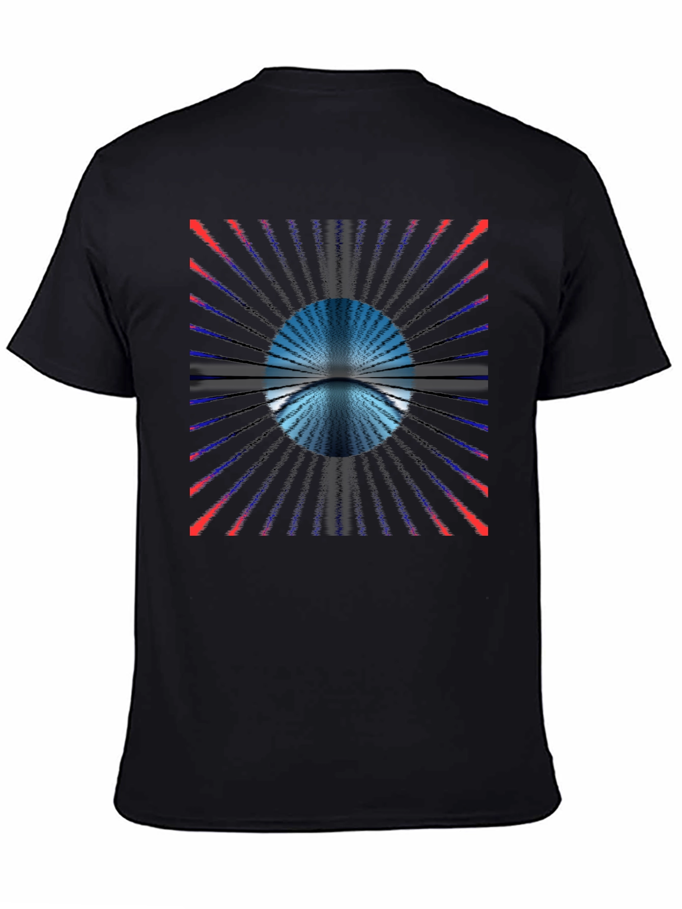 Abstract Portal Black T-Shirt