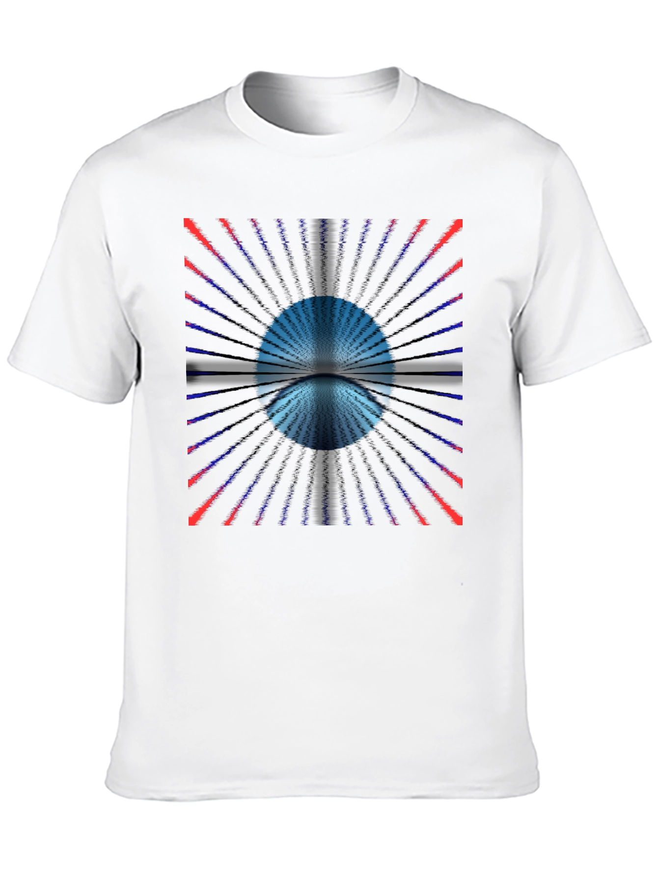 Abstract Portal Black T-Shirt