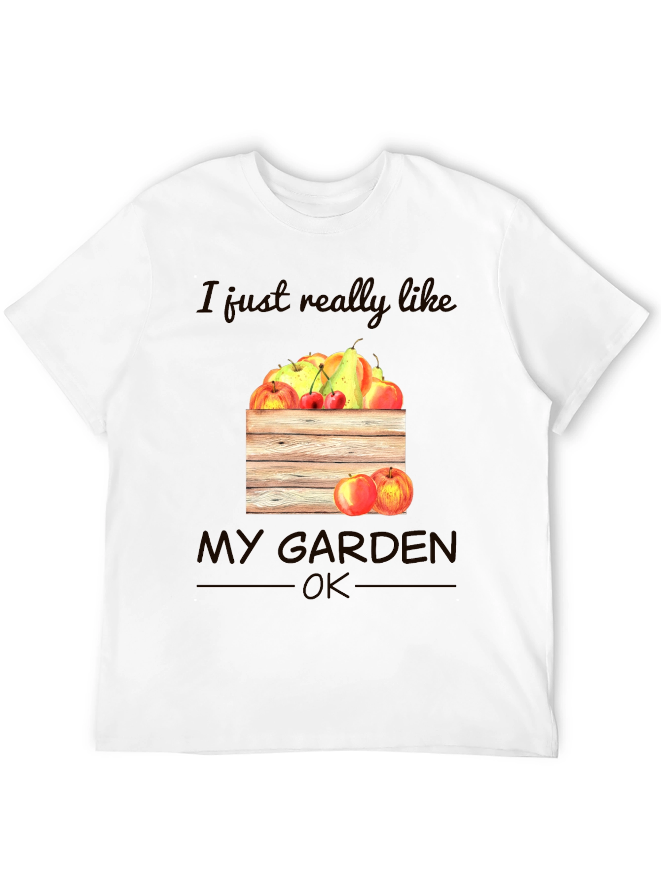 Garden Lovers T-Shirt: Fruits and Garden Graphic Tee