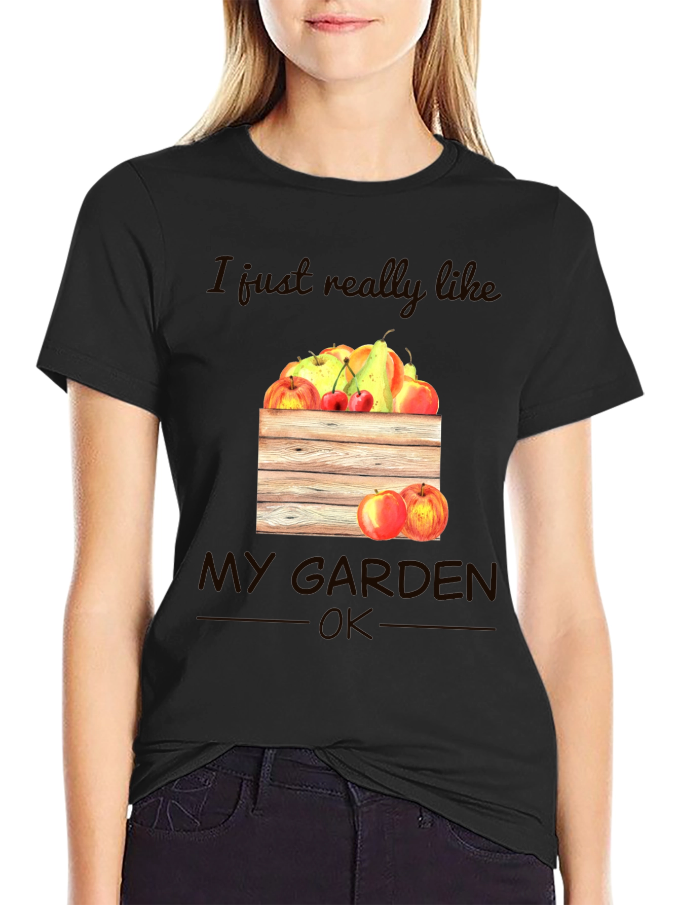 Garden Lovers T-Shirt: Fruits and Garden Graphic Tee