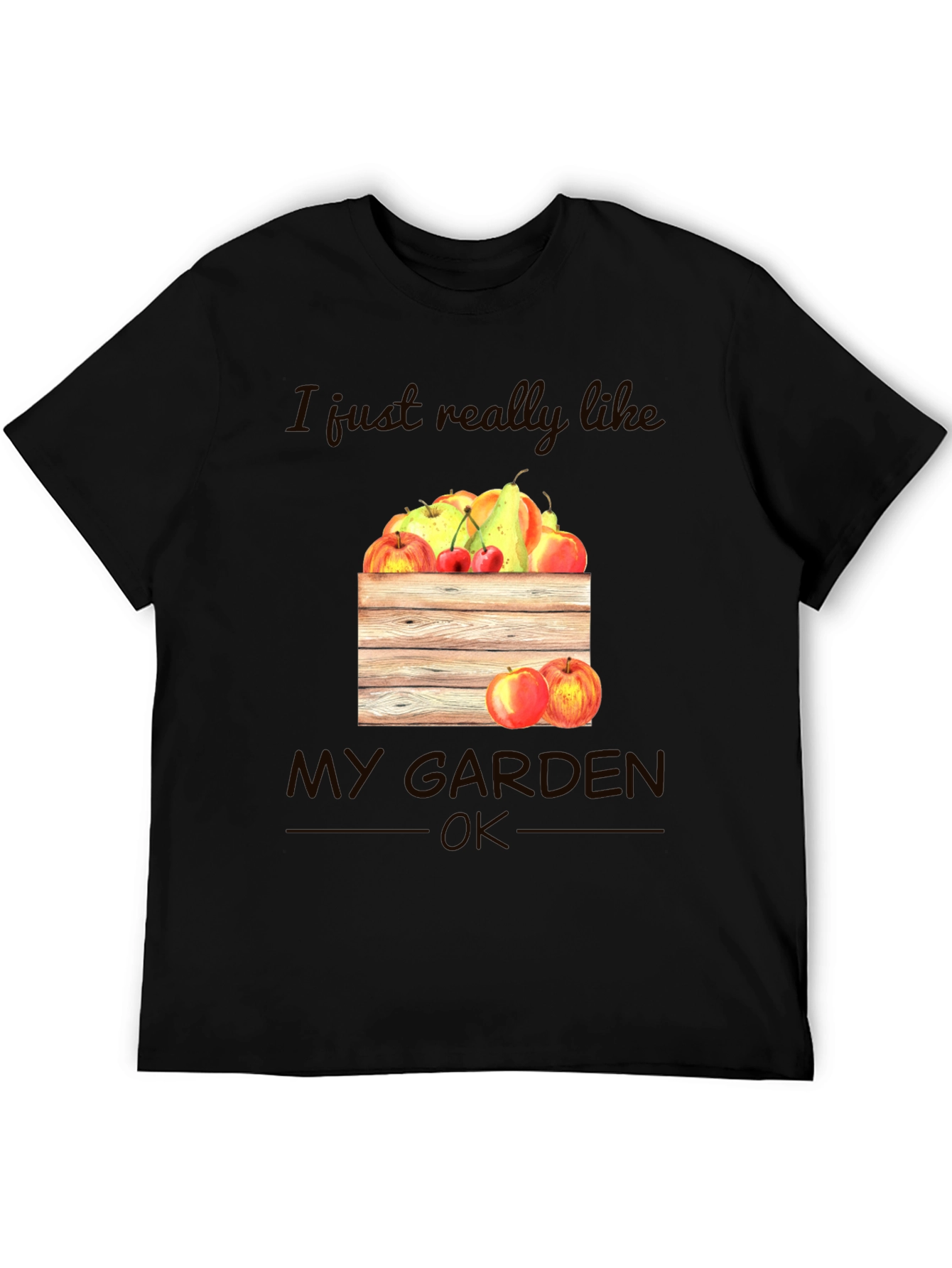 Garden Lovers T-Shirt: Fruits and Garden Graphic Tee