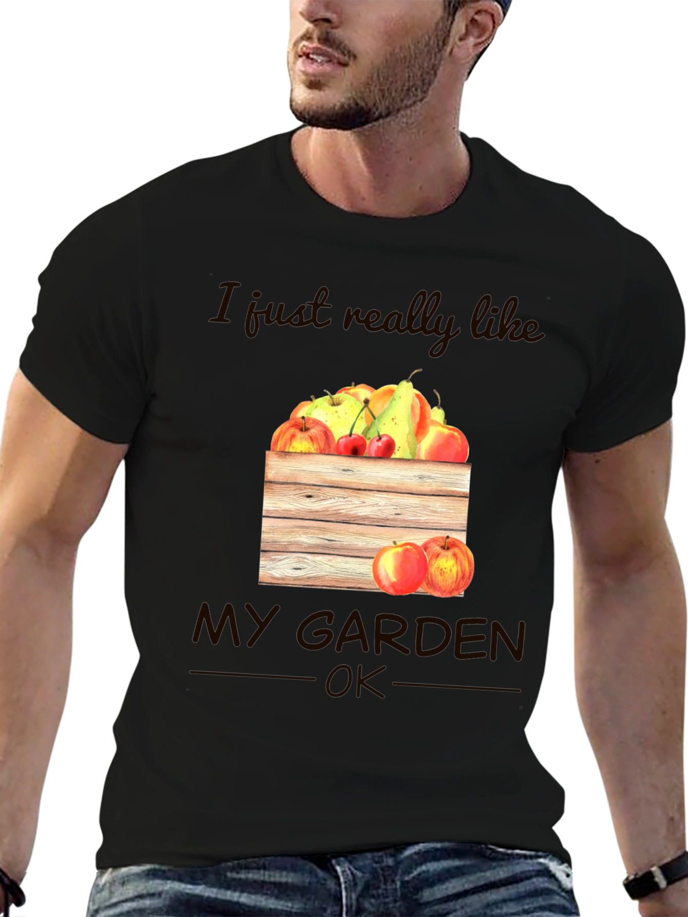 Garden Lovers T-Shirt: Fruits and Garden Graphic Tee