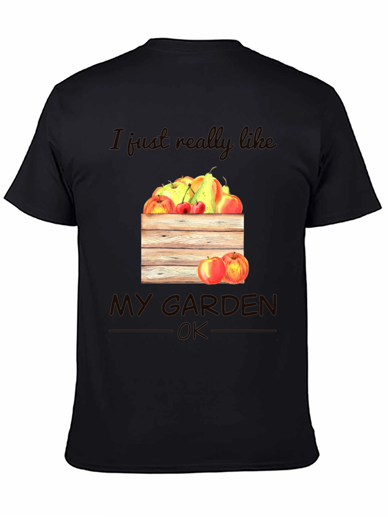 Garden Lovers T-Shirt: Fruits and Garden Graphic Tee