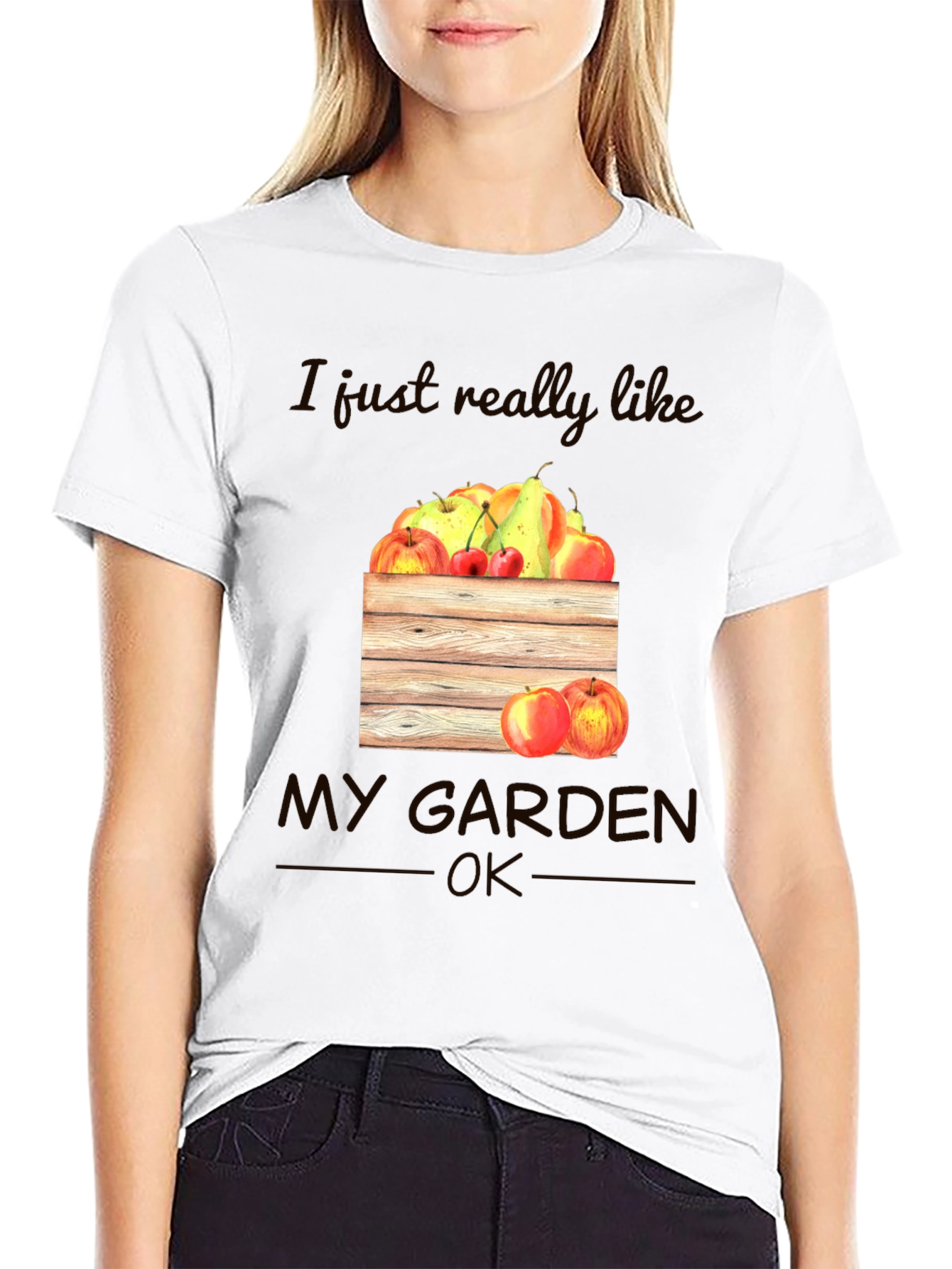 Garden Lovers T-Shirt: Fruits and Garden Graphic Tee
