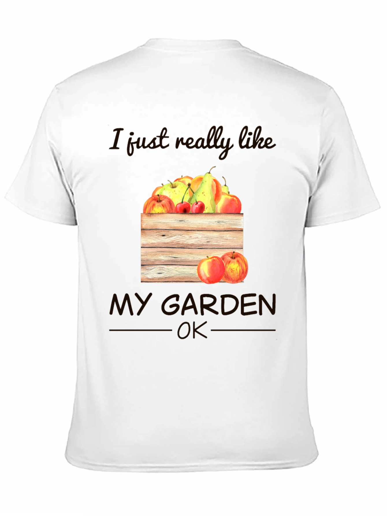 Garden Lovers T-Shirt: Fruits and Garden Graphic Tee