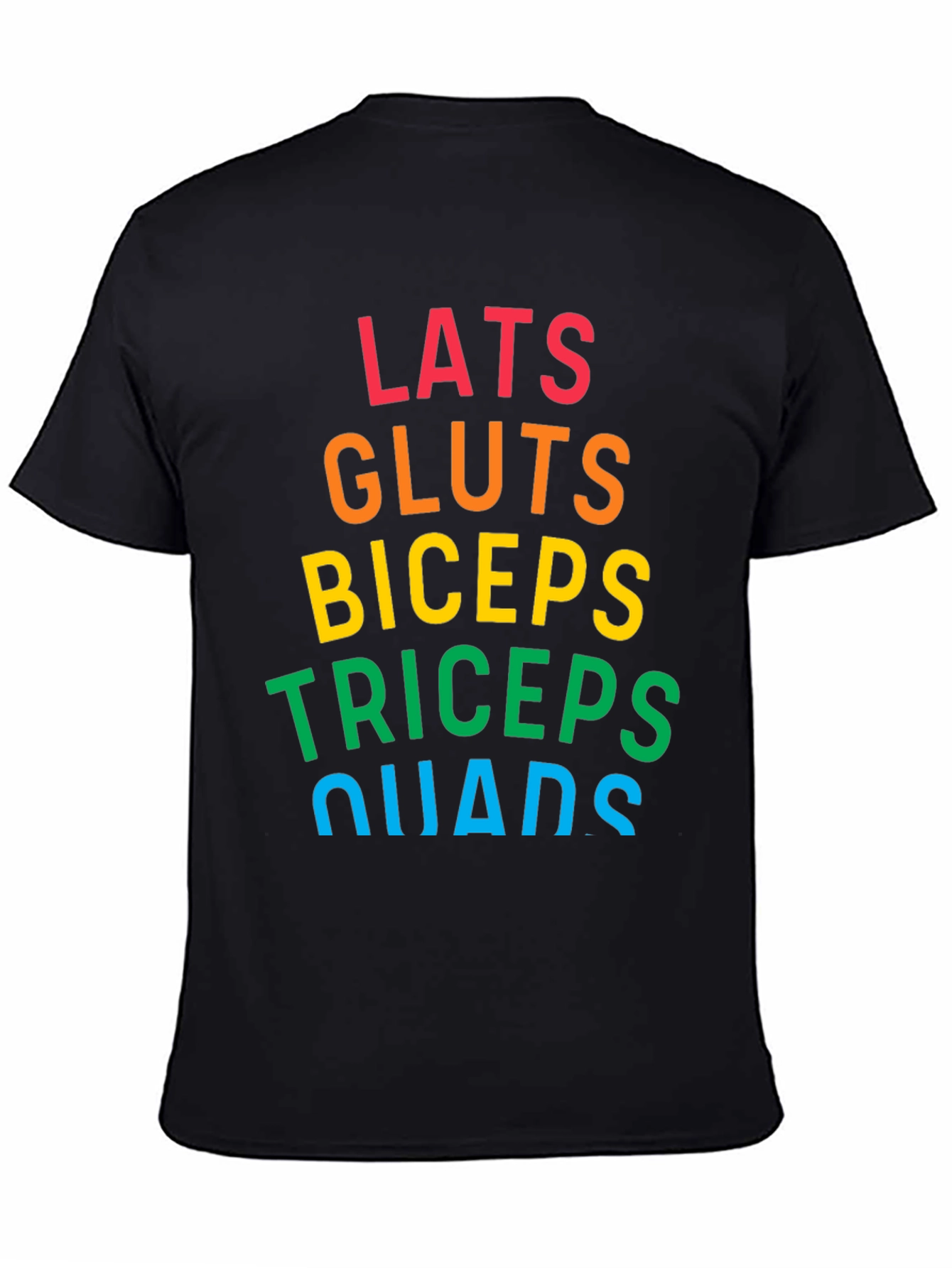 Muscle Group Rainbow T-Shirt - Gym Workout Apparel