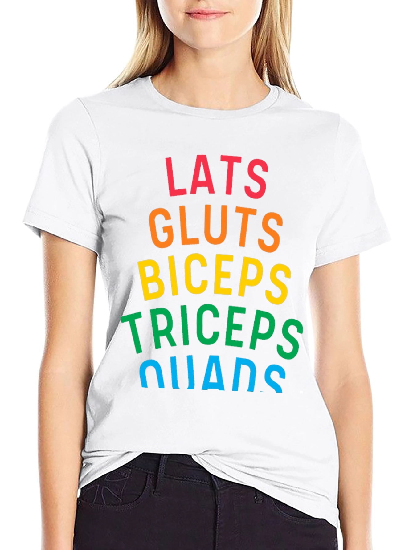 Muscle Group Rainbow T-Shirt - Gym Workout Apparel