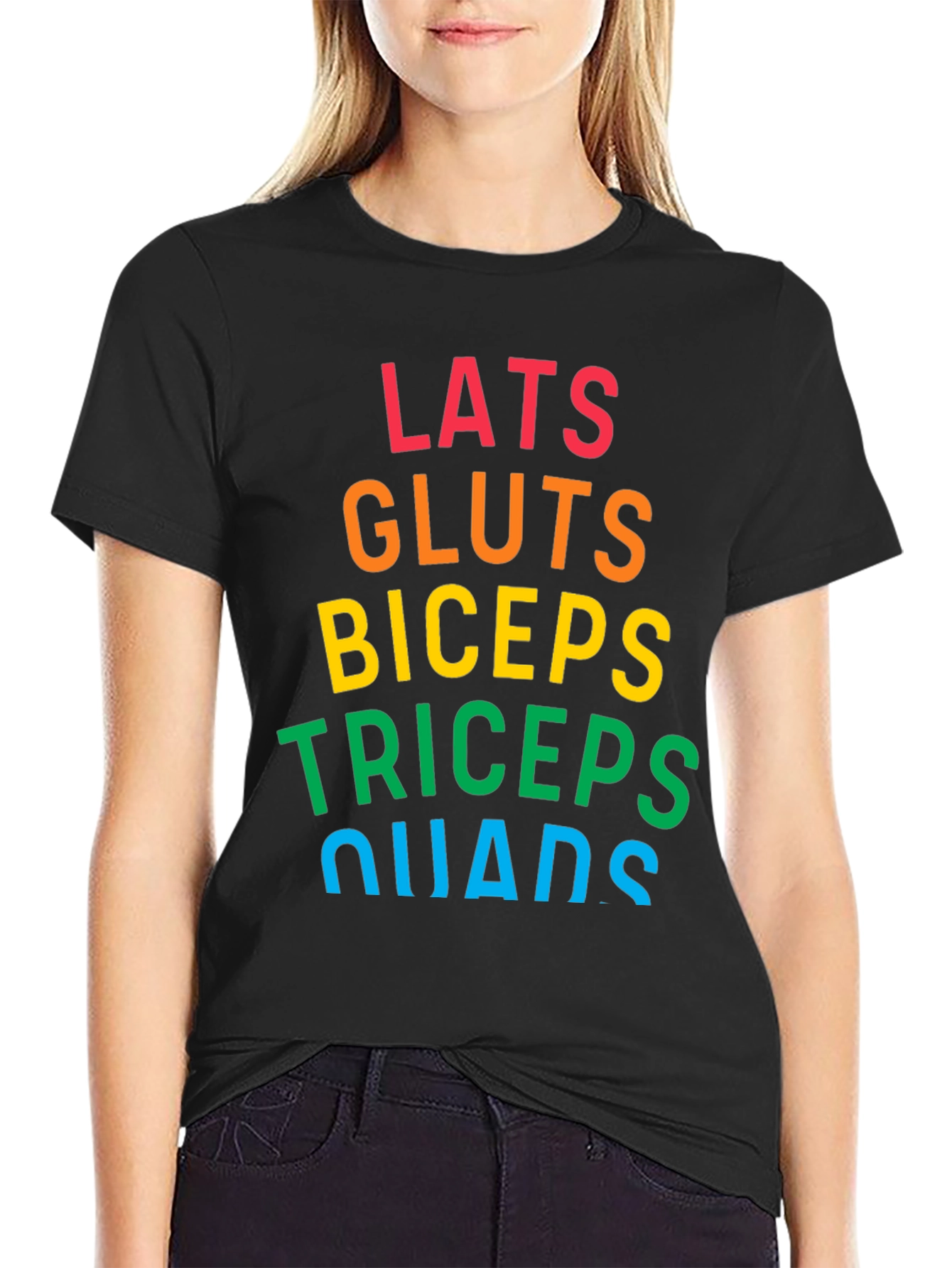 Muscle Group Rainbow T-Shirt - Gym Workout Apparel