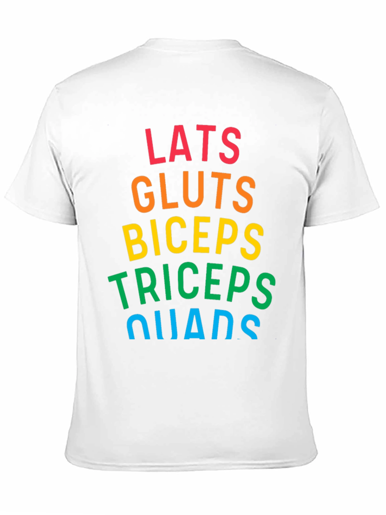 Muscle Group Rainbow T-Shirt - Gym Workout Apparel
