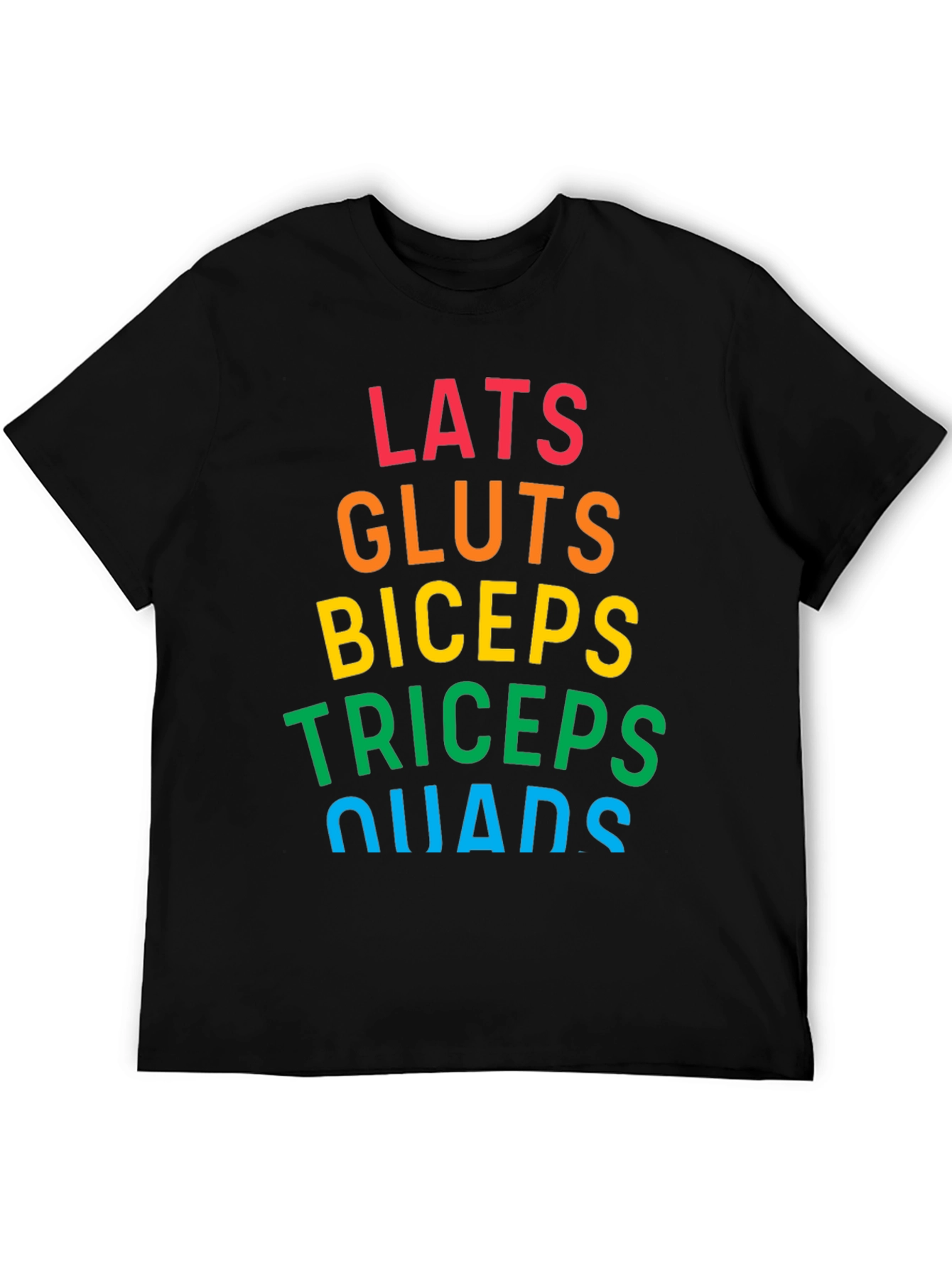 Muscle Group Rainbow T-Shirt - Gym Workout Apparel