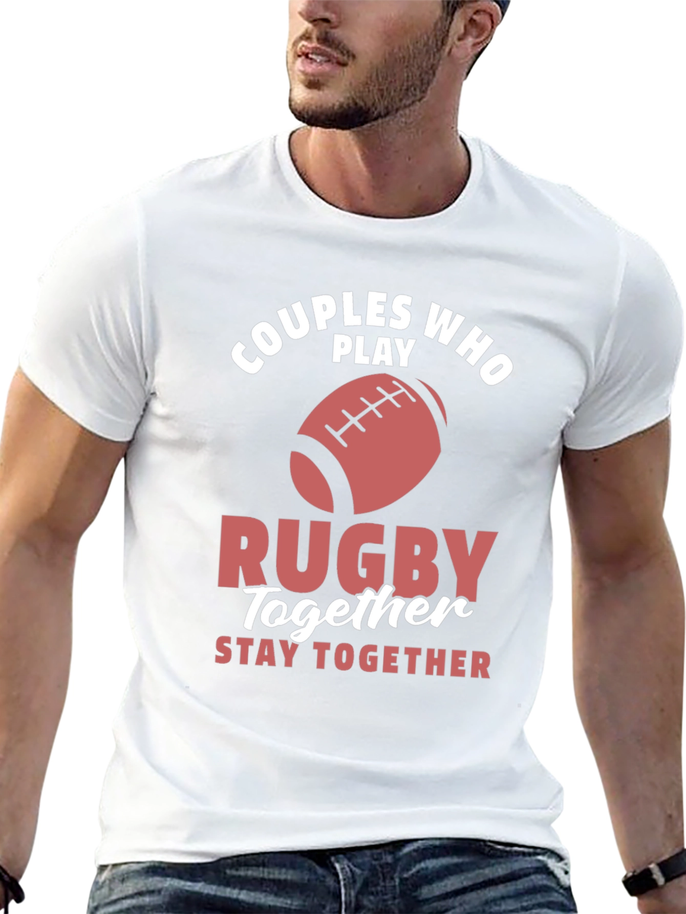 Couples Rugby T-Shirt - Play Together Stay Together