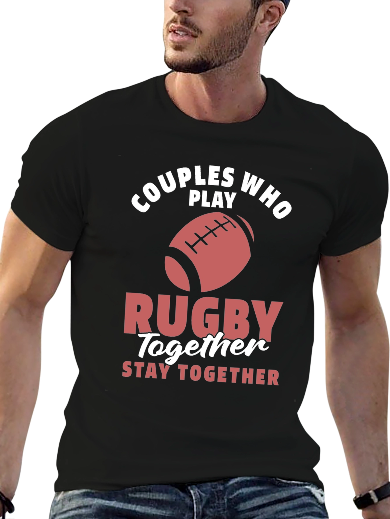 Couples Rugby T-Shirt - Play Together Stay Together