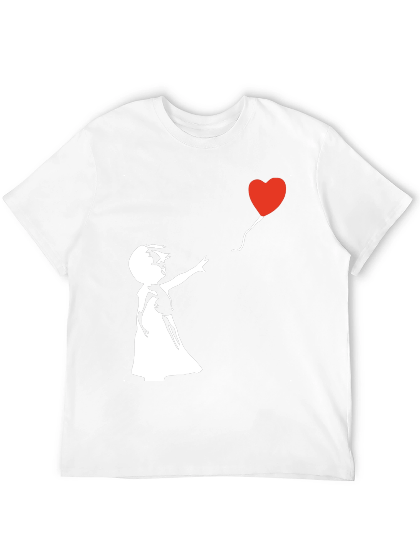 Heart Balloon Graphic Tee - Stylish Streetwear
