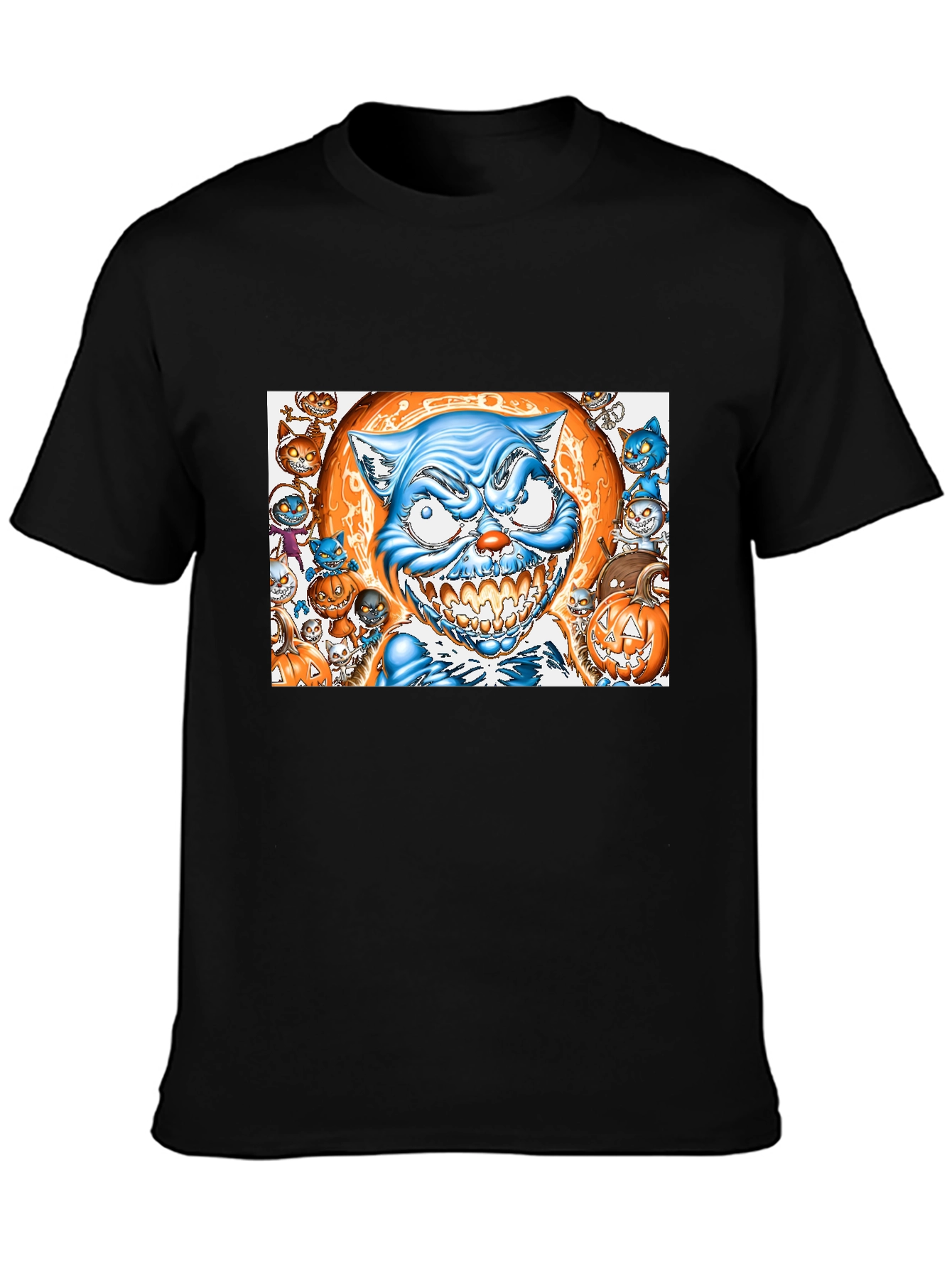 Spooky Cat Halloween T-Shirt