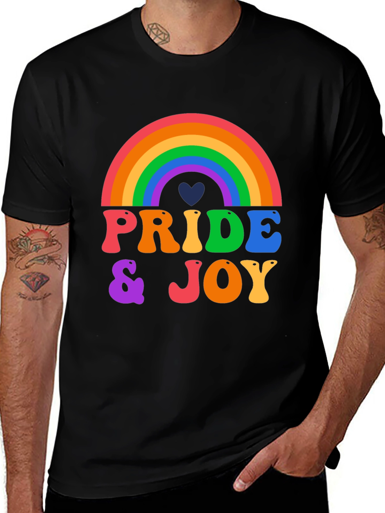 Pride & Joy Rainbow Graphic Tee