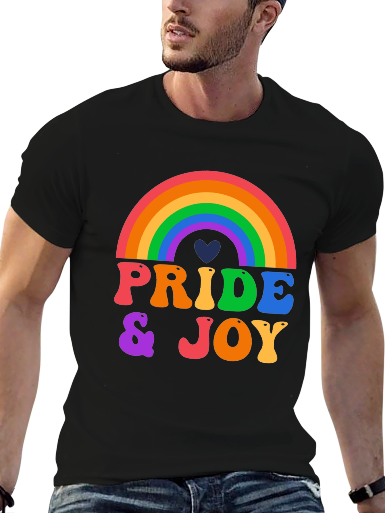 Pride & Joy Rainbow Graphic Tee